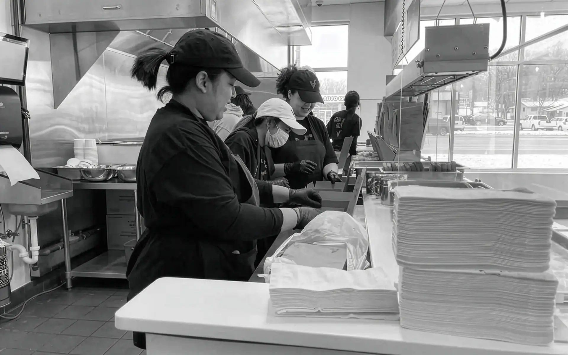 Nashville Coop team at work in the kitchen