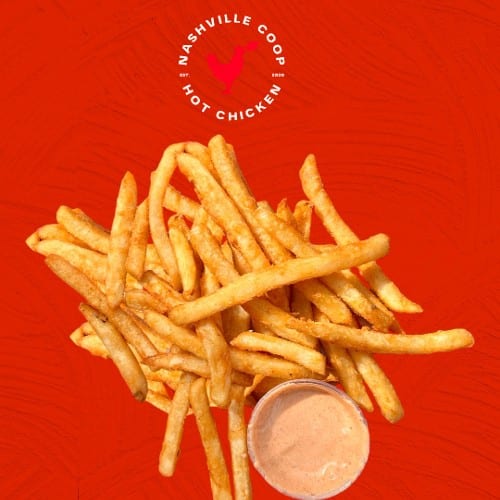 Hand-Cut Fry Box.